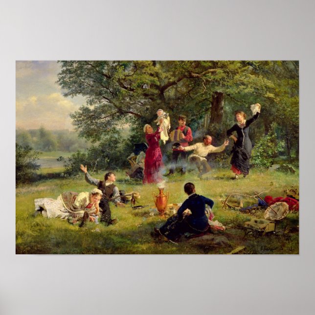 Poster Dimanche 1884 (Devant)