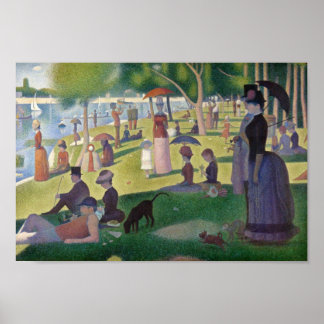 Poster Dimanche après-midi sur l'île de La Grande Jatte