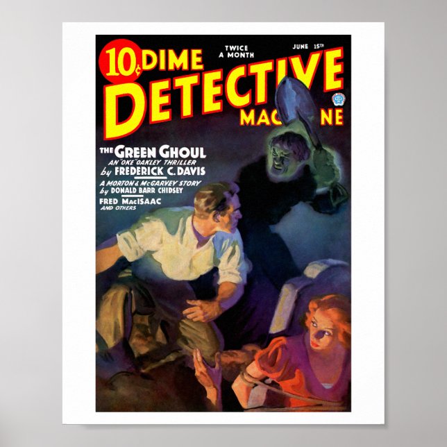 Poster Dime Detective Magazine (juin 1935) (Devant)
