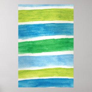 Poster d'impression d'art Sea Stripes