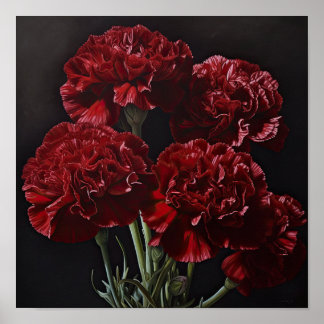 Poster d'impression de l'art des fleurs des oeille