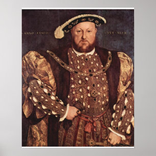 Poster d'impression en toile King Henry VIII