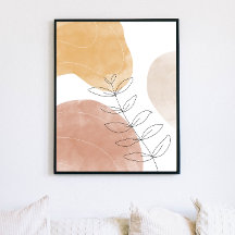 Poster d'impression minimaliste moderne Boho Art A