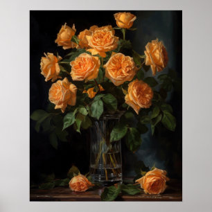 Poster d'impression Orange Rose