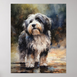 Poster d'impression Tibétain Terrier Dog