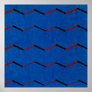 Poster d'impression vintage en bois textile japona