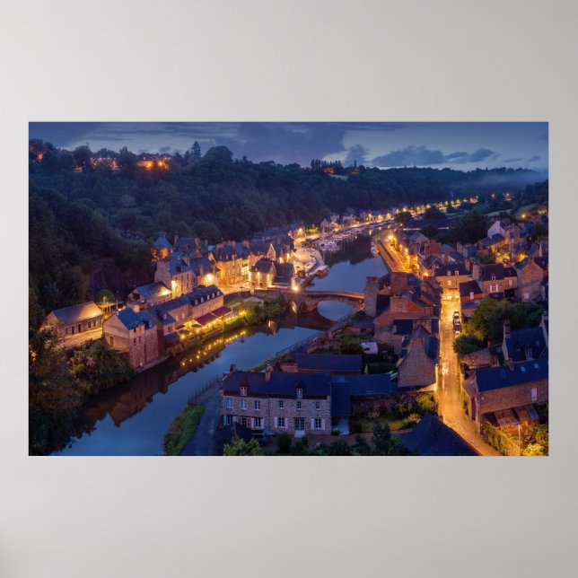 Poster Dinan, Bretagne, France (Devant)