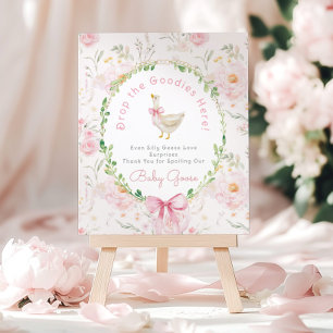 Poster Dinde Folle Rose Tendresse table Fantaisiste