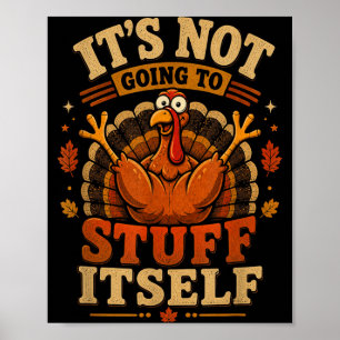 Poster Dinde Ne Va Pas Fourrer Les Femmes De Thanksgiving