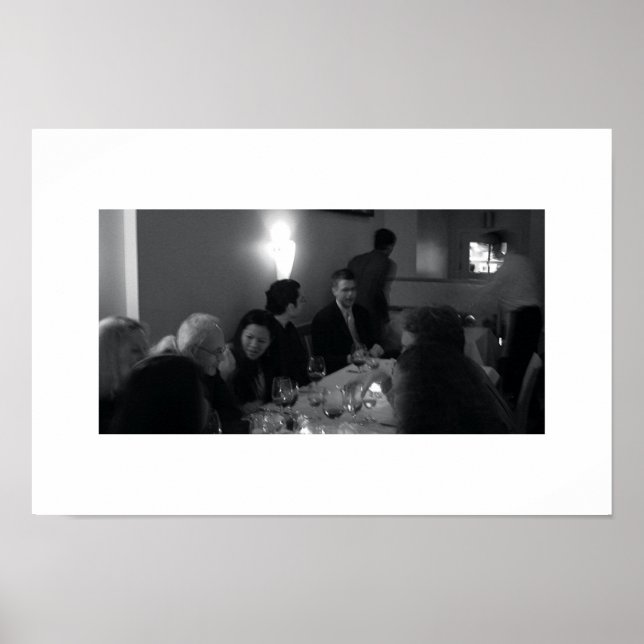 Poster dîner au vin d'alsace (Devant)