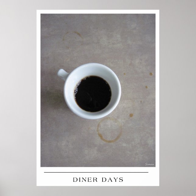 Poster Diner Days - Envoyer Coffee Art (Devant)
