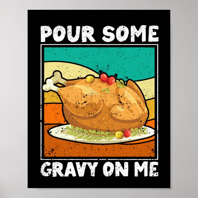 Poster Dîner Dîner Dinn Thanksgiving Pour You (Devant)
