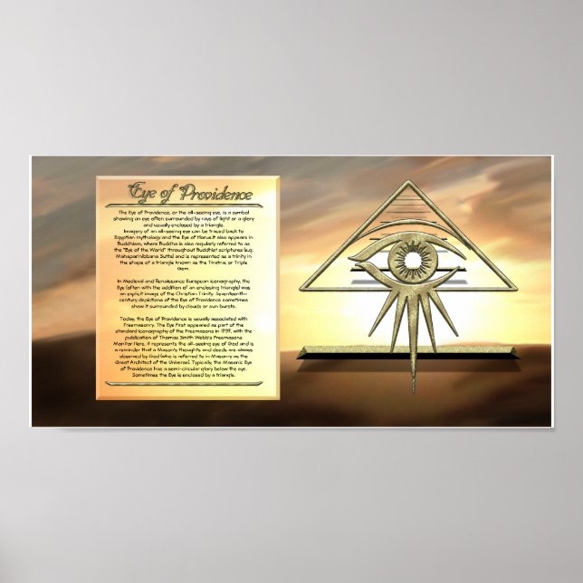 Poster d'information sur l'oeil de la Providence S (Devant)