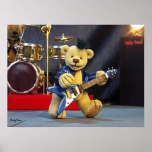 Poster Dinky Bears Guitariste