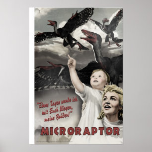 Poster Dino D-Day : Microraptor