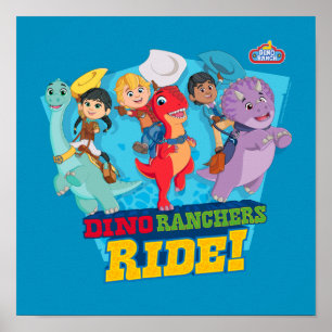 Poster Dino Ranch   Les Ranchers Ride !