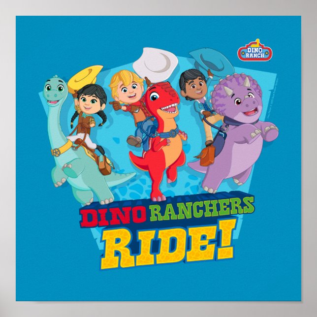 Poster Dino Ranch | Les Ranchers Ride ! (Devant)