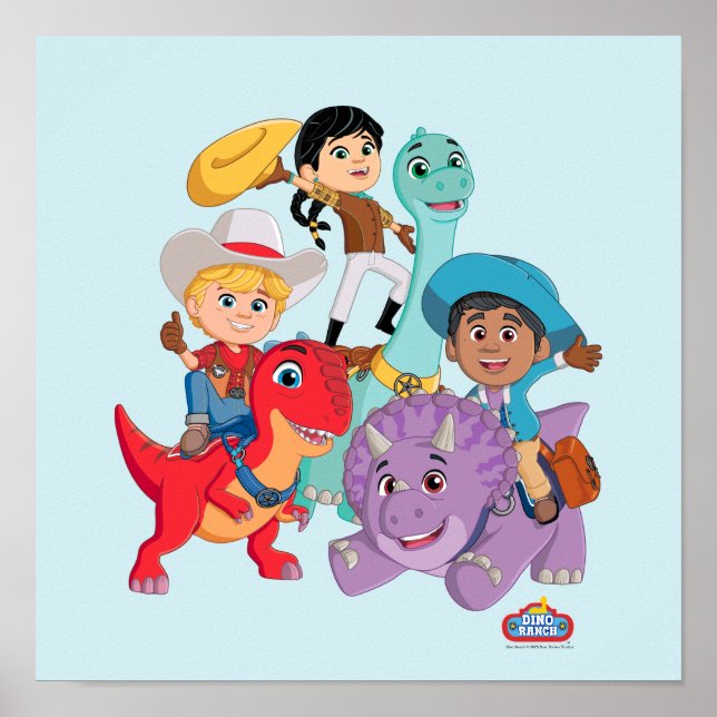 Poster Dino Ranch Yee Haw ! (Devant)
