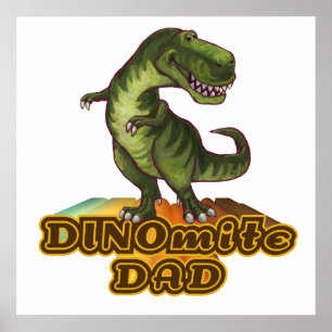 Poster Dinomite Papa