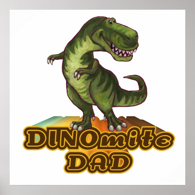 Poster Dinomite Papa (Devant)