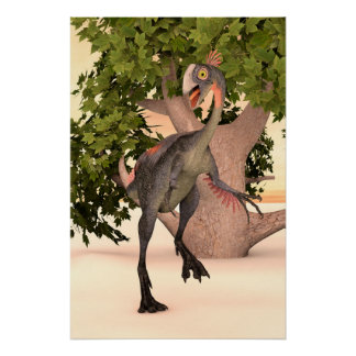 Poster Dinosaur Gigantoraptor