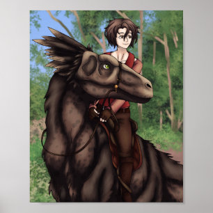 Poster Dinosaur Rider
