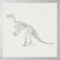 Dinosaur Skeleton Art