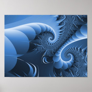 Poster Dinosaur Wedgewood Cute Cool Art Fractal