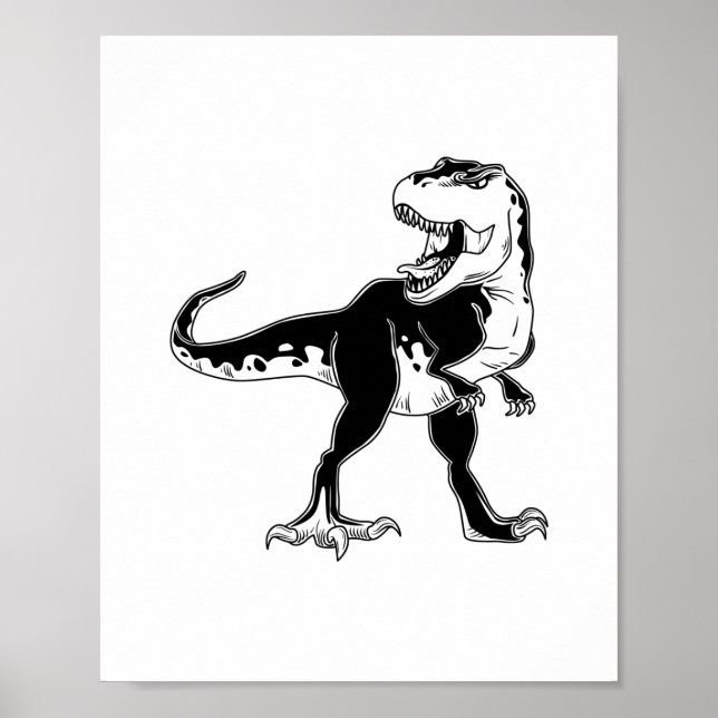 Poster dinosaure de Tyrannosaur (Devant)