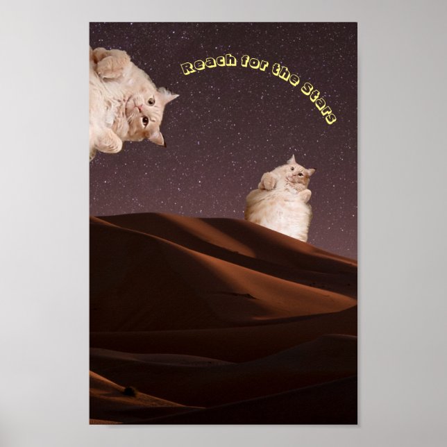 Poster d'inspiration pour chats amusants (Devant)