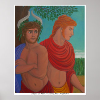 Poster Dionysos et Apollo