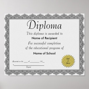 Poster Diplôme