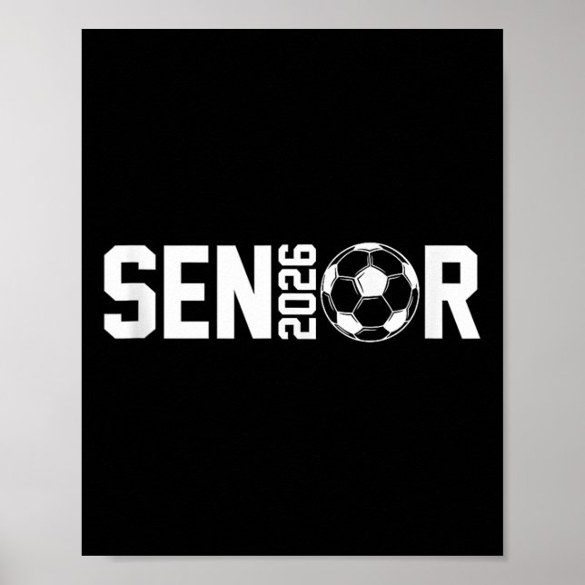 Poster Diplômé Cl De 2026 Joueur Principal De Football Gr (Devant)