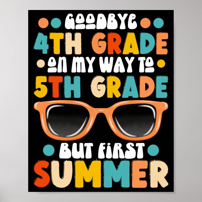 Poster Diplôme de 4e année à 5e année mais premier été (Devant)