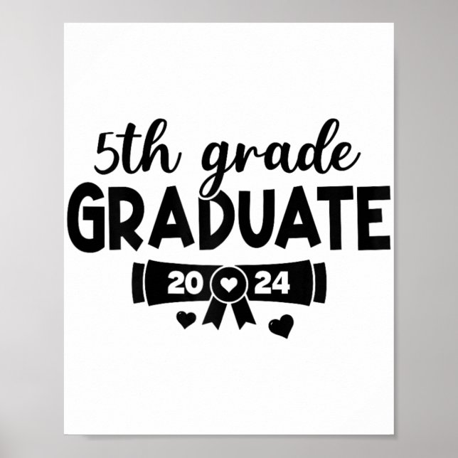 Poster Diplômé de 5e année Dernière journée de l'école se (Devant)