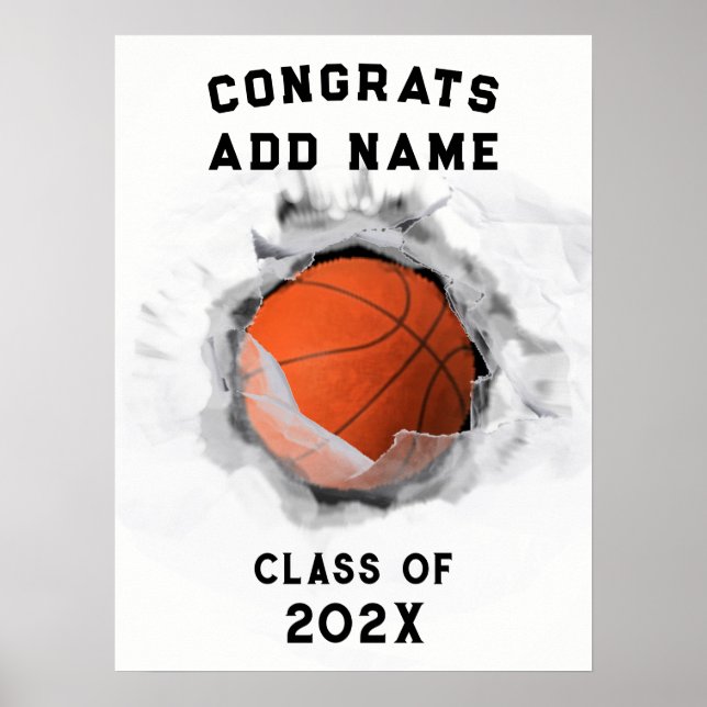 Poster Diplôme de basketball 2023 (Devant)