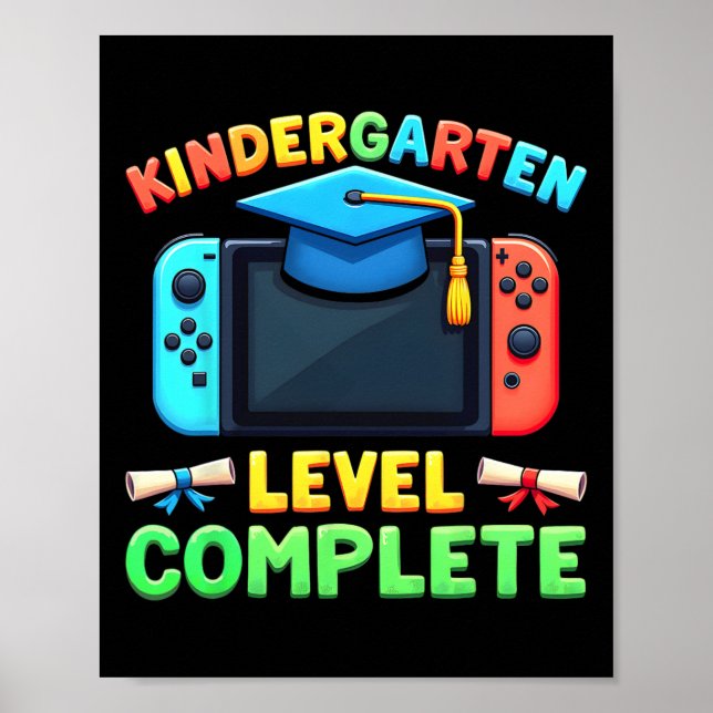 Poster Diplôme de fin de maternelle Cl 2025 Garçon (Devant)