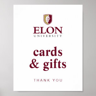 Poster Diplôme de l'Université Elon