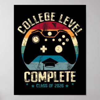 Poster Diplômé de niveau universitaire Cl de 2026 Joueur 