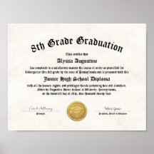 Diplôme d'études à domicile de 5e année de 8e anné