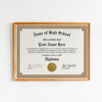 Diplôme d'études secondaires, certificat d'études