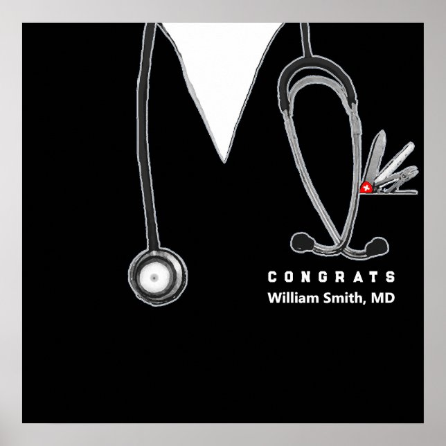 Poster Diplôme Médicale (Devant)