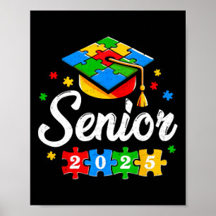 Poster Diplômé principal en autisme 2025 Autisme Diplôme 