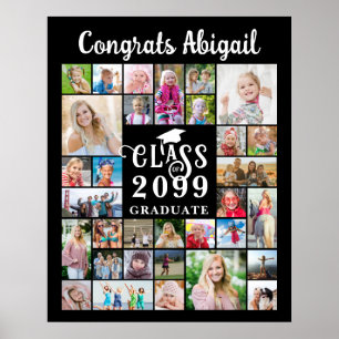 Poster Diplômés 32 Collage de photos Promotion annuelle
