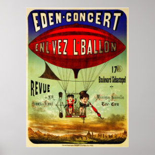 Poster Dirigeable français
