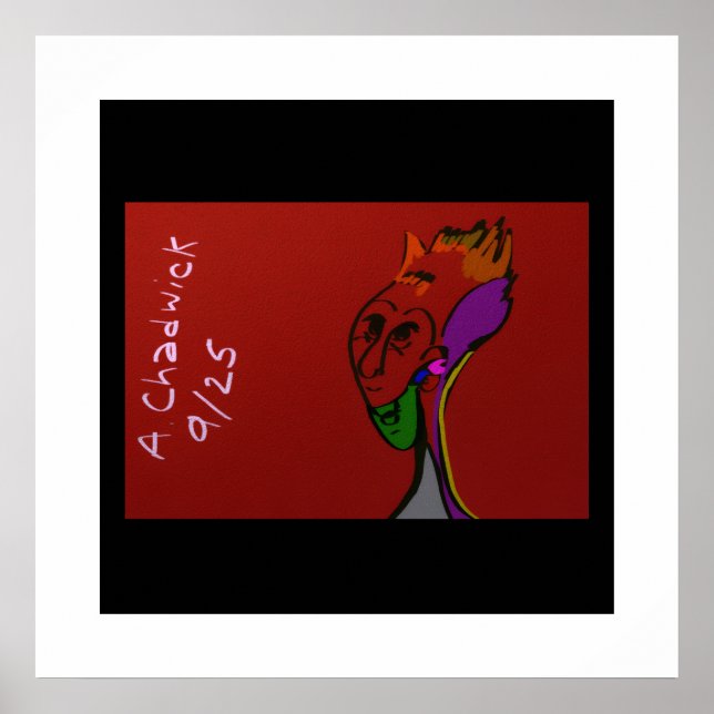 Poster Dirigeant aîné alien de science-fiction  (Devant)