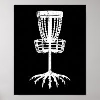 Disc golf cible arbre racine panier forestier fore