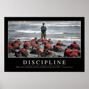 Poster Discipline : Citation inspirée