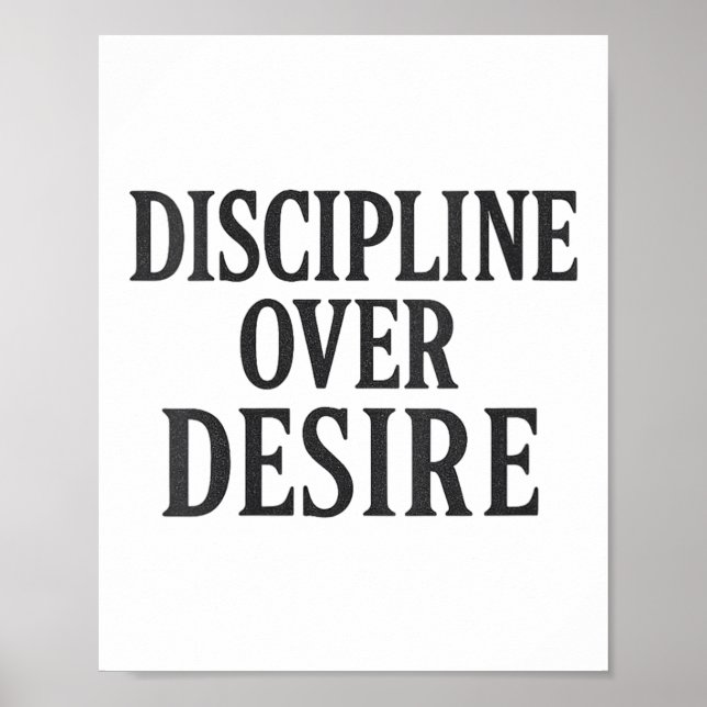 Poster Discipline des femmes sur le désir _ Motivation st (Devant)