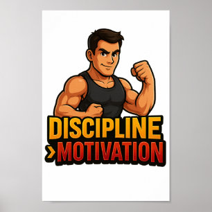 Poster Discipline > Motivation Transfert Conception PNG